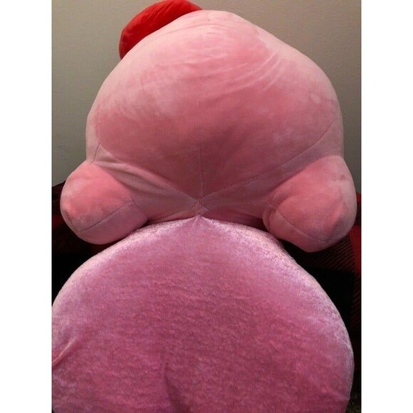 Kirby Plush Lifting Heart Star Arise 2018 Toreba Prize Plush XL 19.5" NWT - Picture 6 of 9